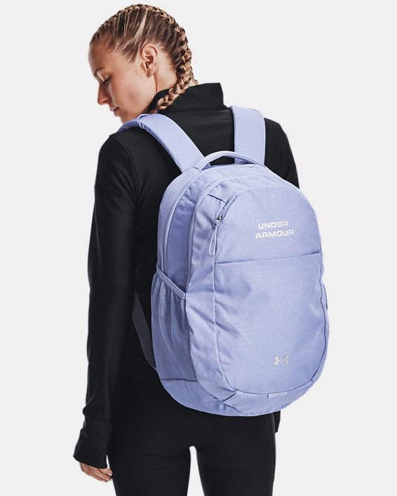 Women's UA Hustle Signature Backpack, Blue, pdpMainDesktop image number 5